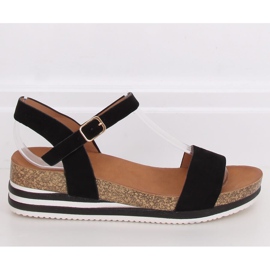 Sorte damesandaler RD054 Sort 2