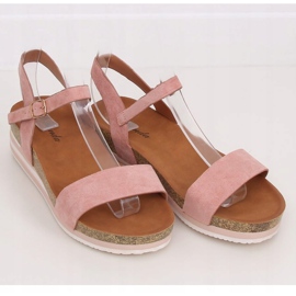 Pink damesandaler RD054 Pink lyserød 1
