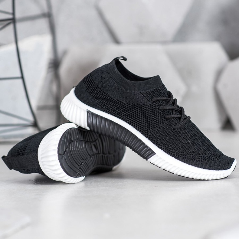 Lemax Sorte tekstilsneakers 2
