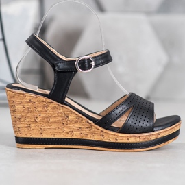GOLL Kile sandaler med Eco læder sort 1