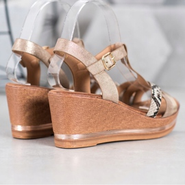 Evento Elegante kile sandaler brun 1
