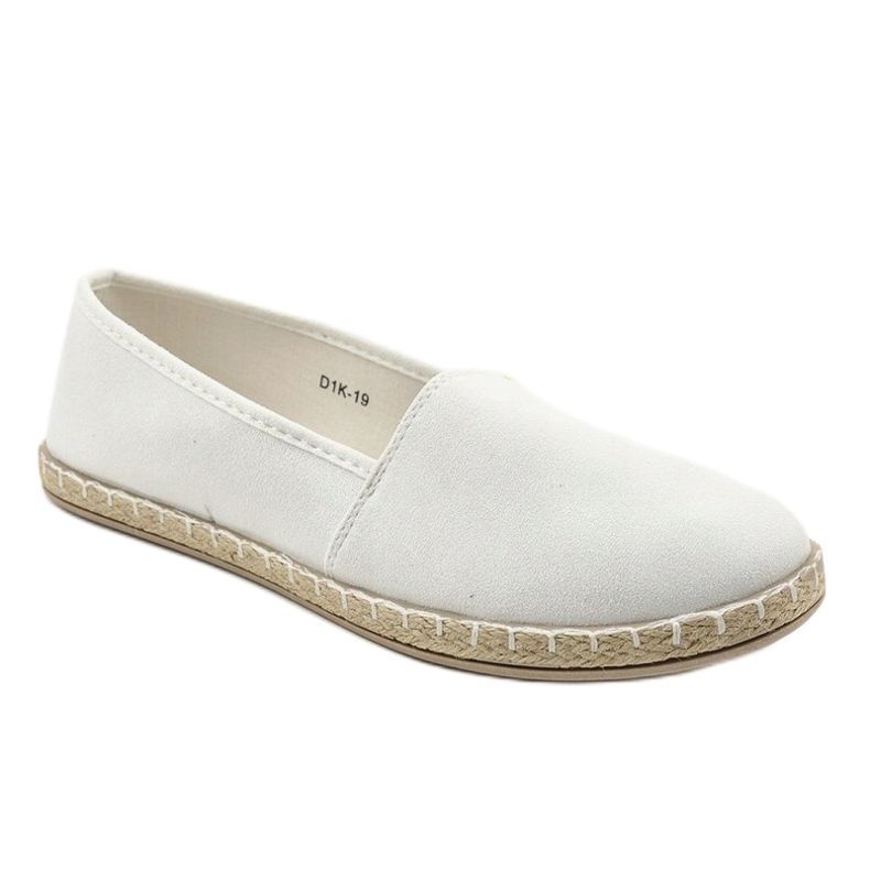 Sølv slip-on espadriller D1K-19 grå 1