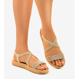 Dame beige sandaler C602 2