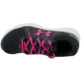 Under Armour W Dash Rn 2 W 1285488-003 sko sort lyserød 2