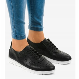 Sorte openwork sneakers JH706-1 1
