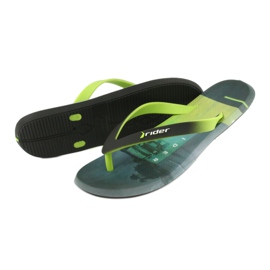 Mænds flip-flops Rider Energy AD 10719 sort blå grå grøn 3