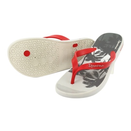Ipanema 82879 Posto 10 Temas AD flip-flops rød grå 3