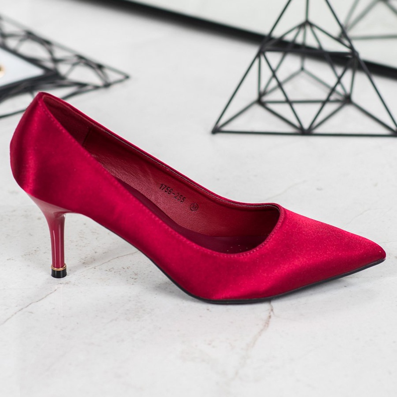 Cm Paris Klassiske burgunderhæl rød 2