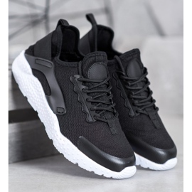 SHELOVET Sorte tekstilsneakers 2