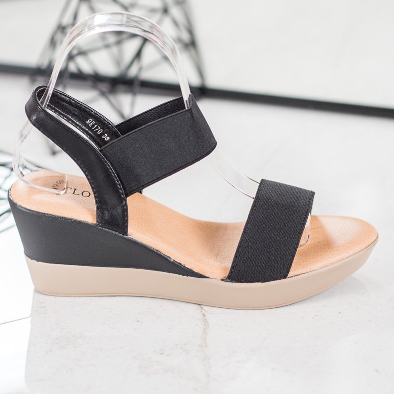 Clowse Lette slip-on sandaler sort 2