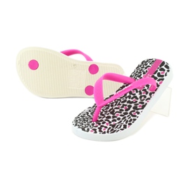 Ipanema 82777 flip-flops med leopardprint hvid sort lyserød 3