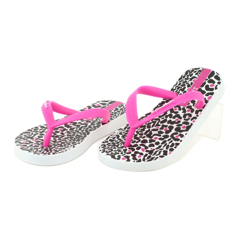 Ipanema 82777 flip-flops med leopardprint hvid sort lyserød 2