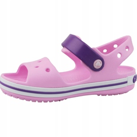 Crocs Crocband Sandal Børn 12856-6AI sort lyserød 1