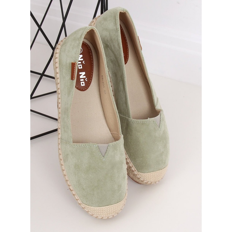 Klassiske grønne espadriller 99-23A Grøn 1