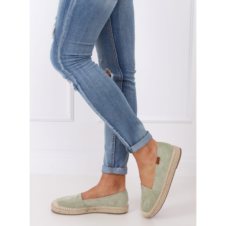 Klassiske grønne espadriller 99-23A Grøn 2