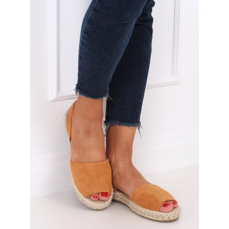 Udendørs espadrilles kamel 99-26A kamel brun 2