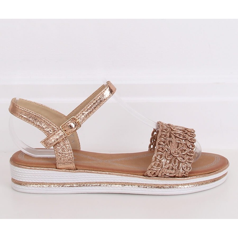 Champagne damesandaler 35-197 Champagne lyserød 1