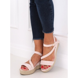 Beige sandaler espadrilles 680-38 Nøgen 1