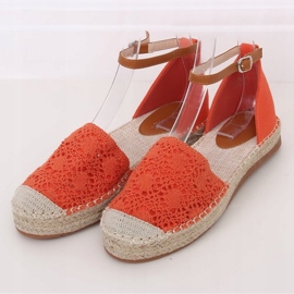 Espadrilleskåret orange 3035 Orange 1