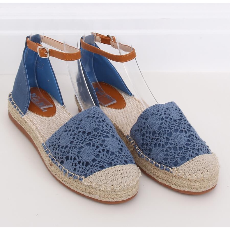 Espadrilleskåret blå 3035 Blå 1