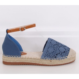 Espadrilleskåret blå 3035 Blå 2