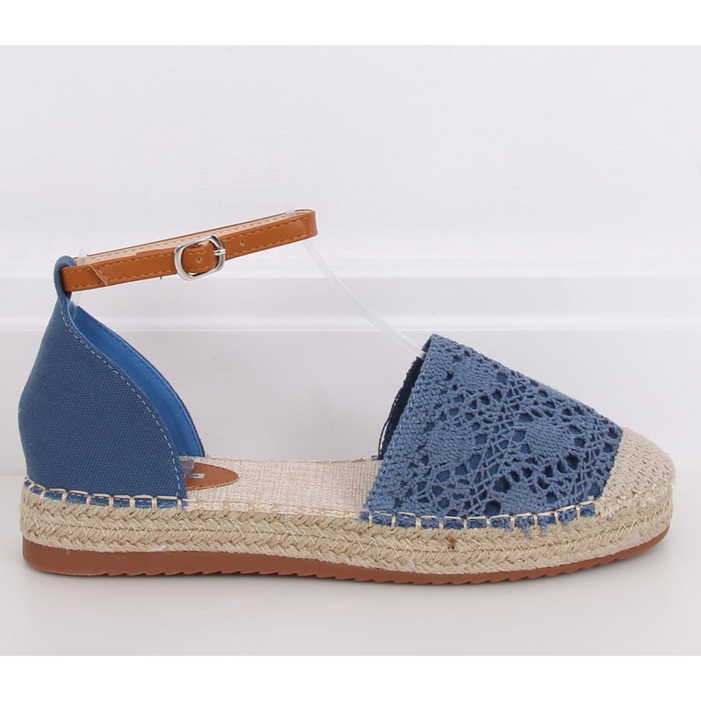 Espadrilleskåret blå 3035 Blå 2