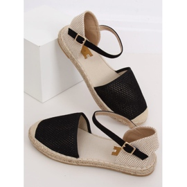 Sorte espadriller til kvinder MB-64119 Sort 1