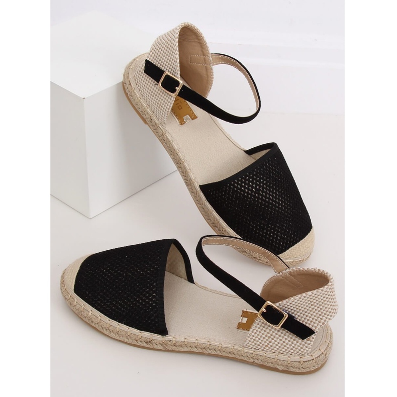 Sorte espadriller til kvinder MB-64119 Sort 1