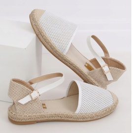 Hvide espadriller til kvinder MB-64119 Hvid 1