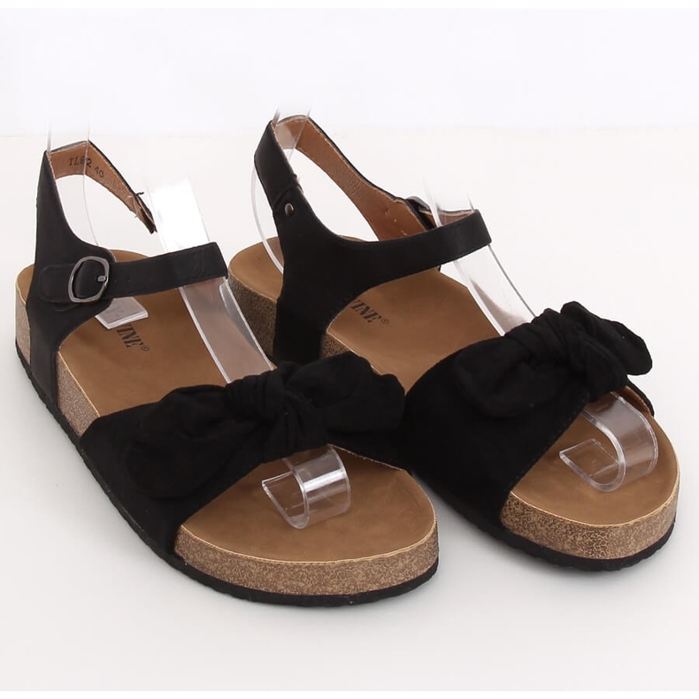 Sorte kvinders sandaler TL8-2 Sort 1