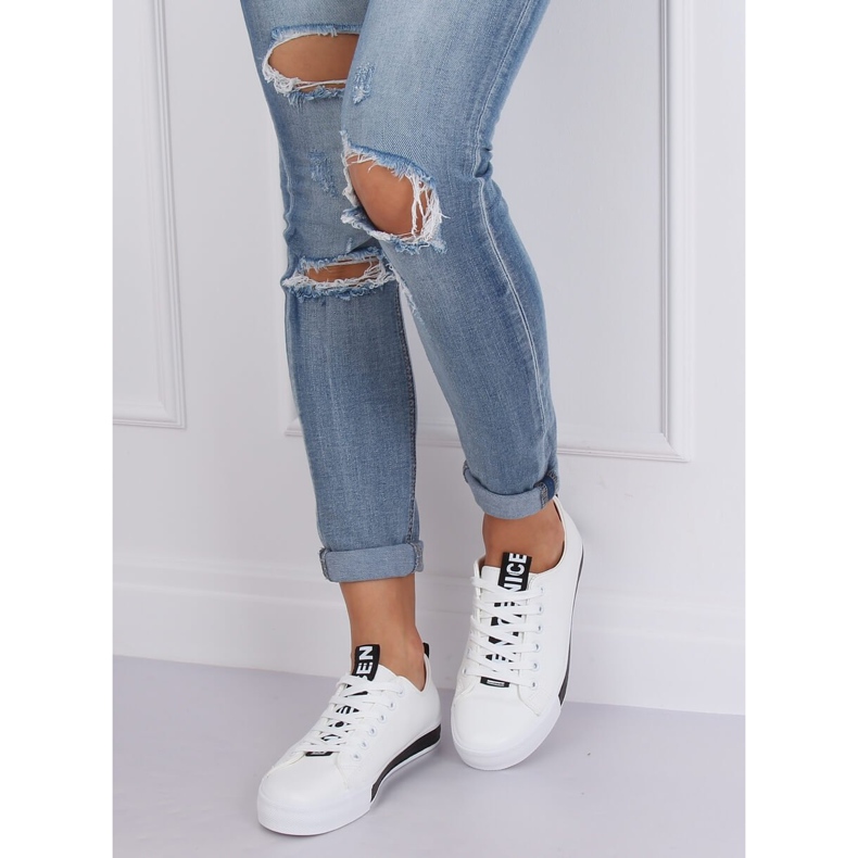 Hvide kvinders sneakers CC-17 sort 1