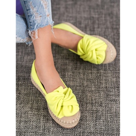 Seastar Suede Espadrilles på platformen gul 1
