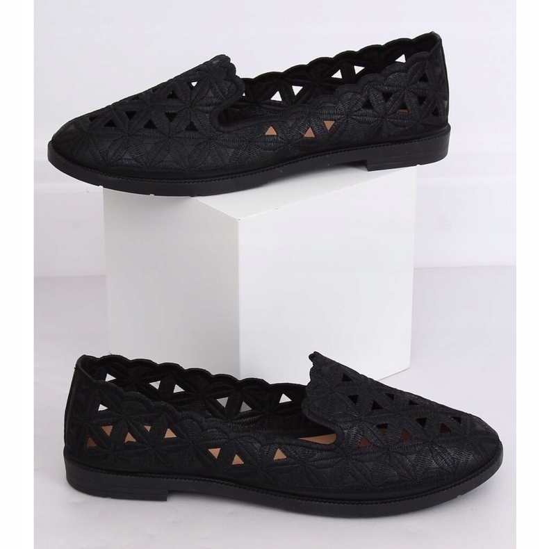 Sort åbent ballerina JX79P Sort 1