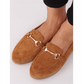 Kvinders loafers camel T355P Camel brun 2