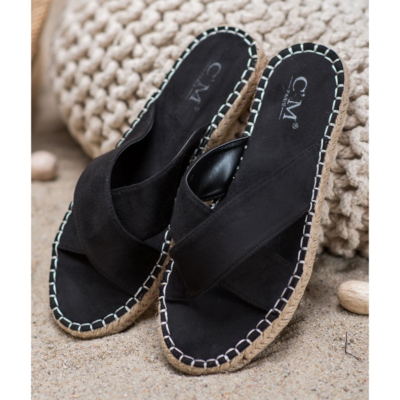 Cm Paris Casual lette hjemmesko sort 1