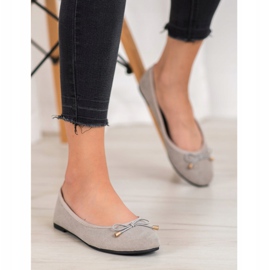 SHELOVET Casual Ballerinas grå 1
