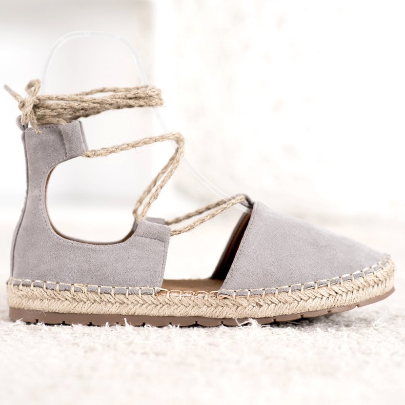 Seastar Ruskind Espadrilles Med Binding grå 2