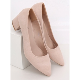 Lavhælede pumps beige CC210P Beige 1