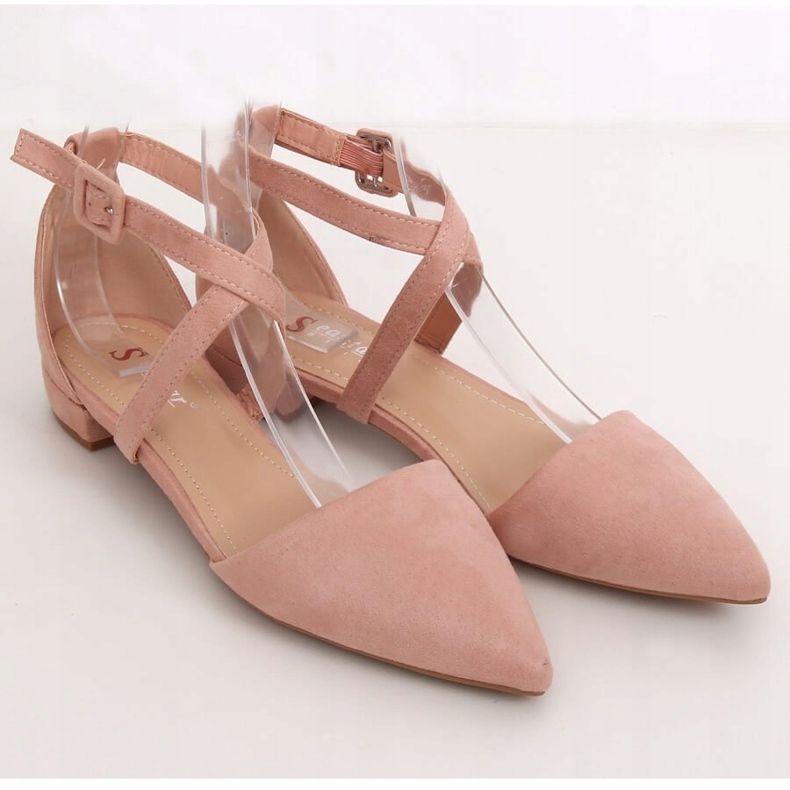 Pink udskårne ballerinaer LL-213P Pink lyserød 1