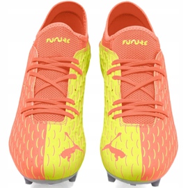 Fodboldstøvler Puma Future M 5.4 Osg Fg Ag 105941 01 rød orange 1