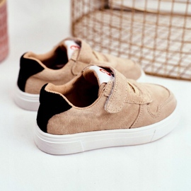 Apawwa Sportsbørnesko med velcro Beige Albatros 1