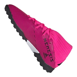 Adidas Nemeziz 19.3 Tf Jr F99944 sko lyserød 3