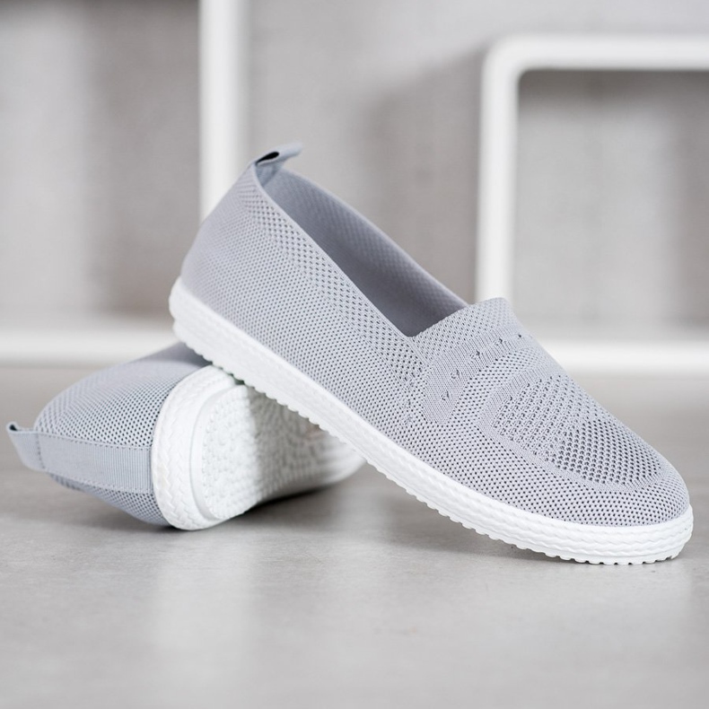 Via Giulia  Grå Slipons 1
