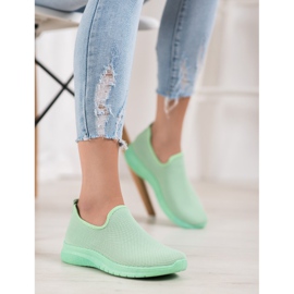 Super Mode Slip-on sportssko grøn 1