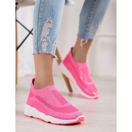 Slip-on pink sneakers lyserød 1