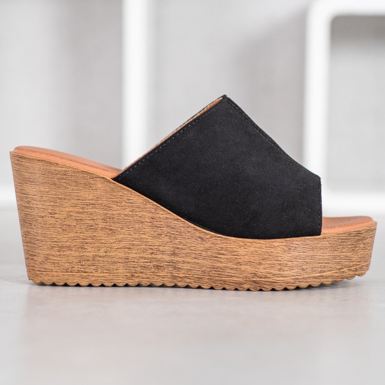 Renda Højhælede sandaler sort 2