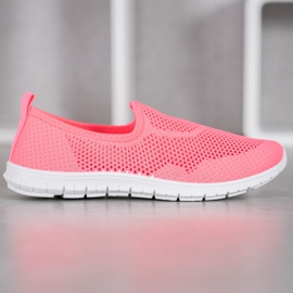 Bona Openwork Slipons lyserød 1