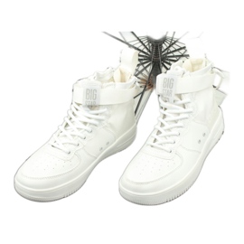 Big Star Wysokie Eco-Slopan Sneakers hvid 2