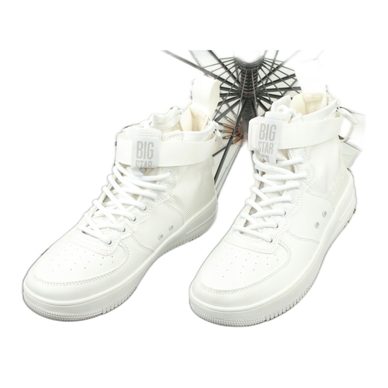 Big Star Wysokie Eco-Slopan Sneakers hvid 2