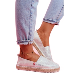 Big star espadrilles 274A514 sølv grå 1
